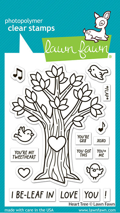 Clear Stamp, Heart Tree