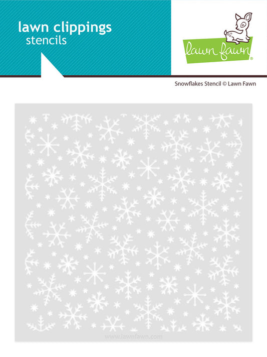 Stencil, Snowflakes