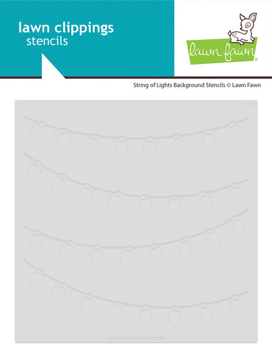 Stencils, String Of Lights Background