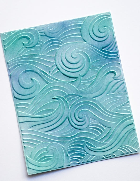 3D Embossing Folder, Waves