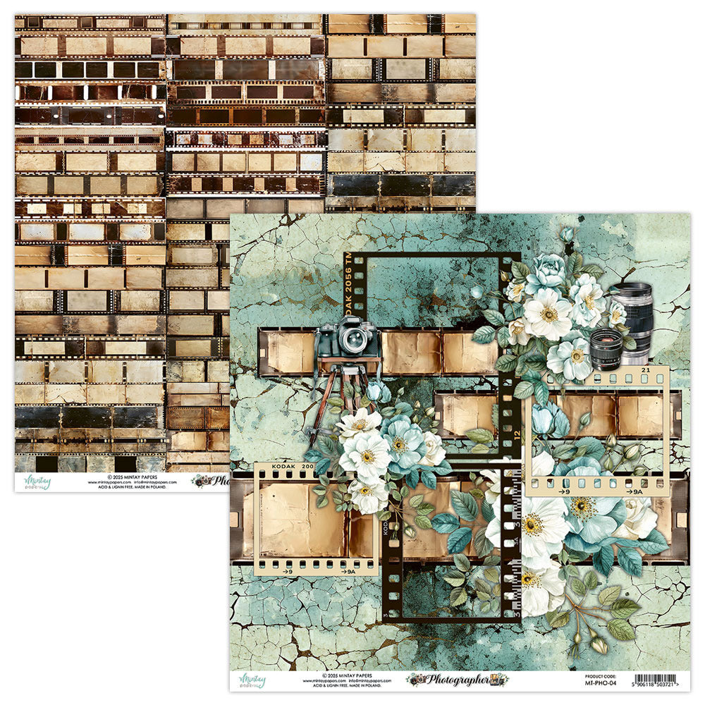 12X12 Patterned Paper, Photographer 04