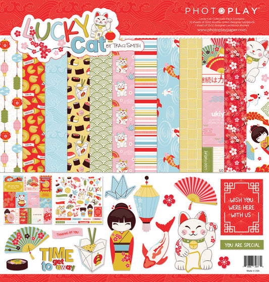 12X12 Collection Pack, Lucky Cat