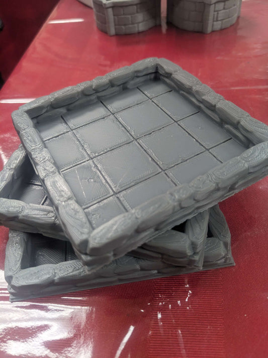 Imitation Stone Floor Resource Trays