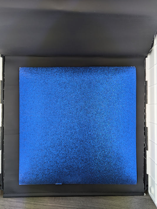 Blue Glitter cardstock 12x12