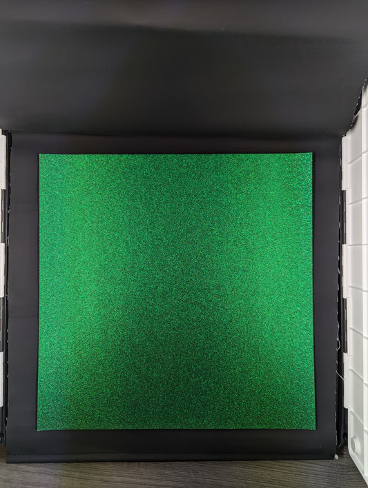 Green Glitter cardstock 12x12