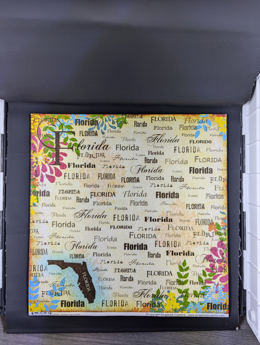 12x12 Florida Paradise paper