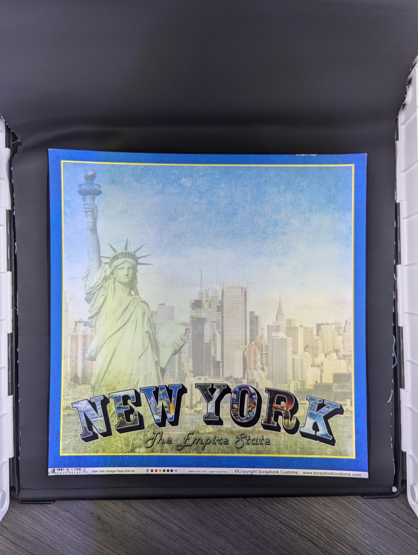 12x12 New York Vintage Paper