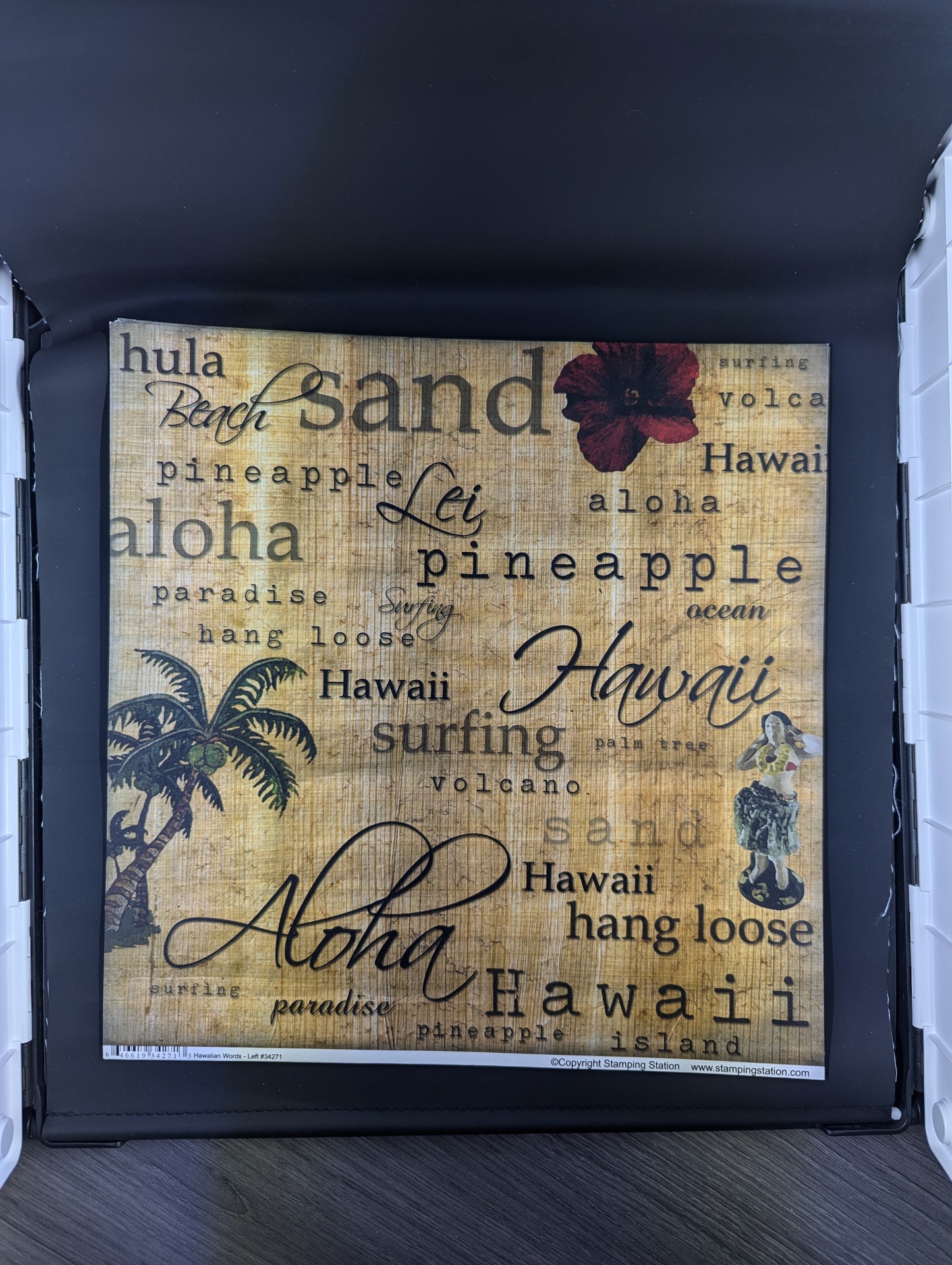 12x12 Hawaiian word Left