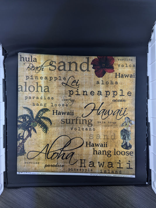 12x12 Hawaiian word Left