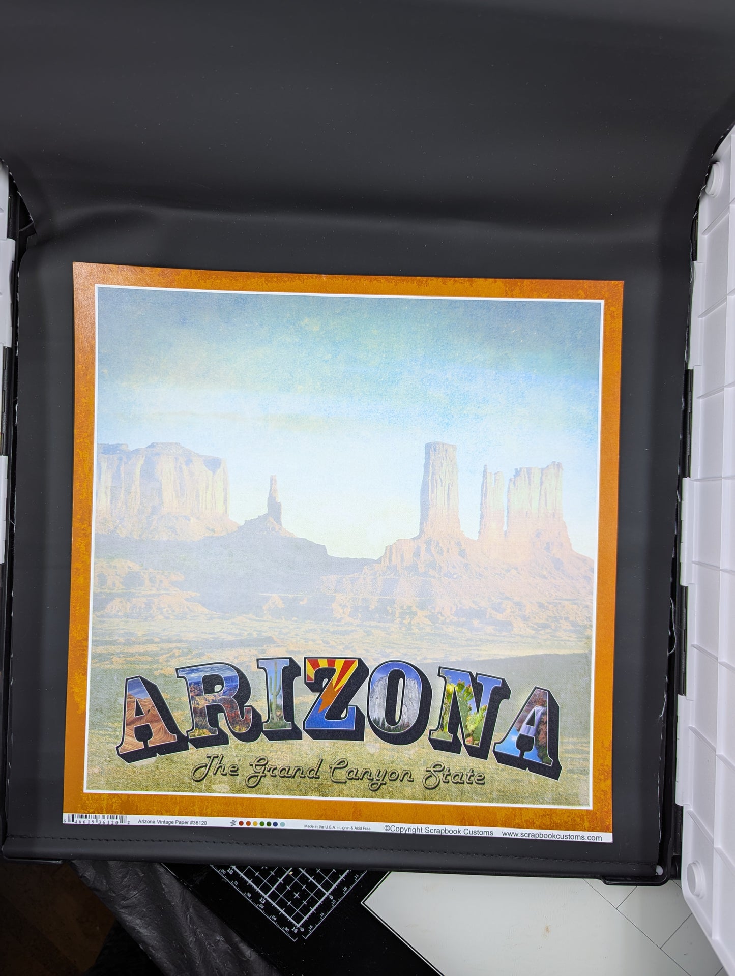 12x12 Arizona the grand canyon state