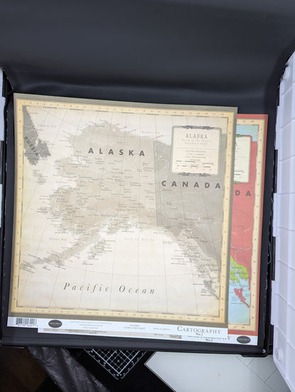 12x12 Cartography no.2 Alaska