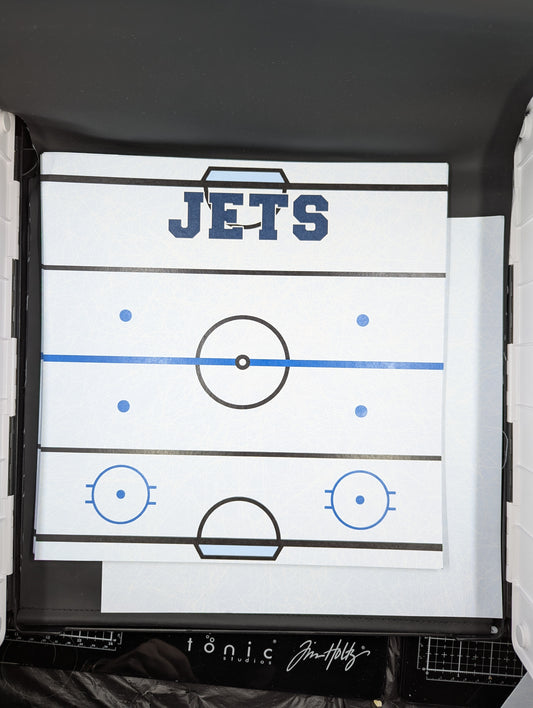 12x12 Jets hockey arena backside ice