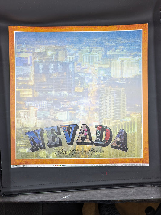Nevada Vintage paper 12x12