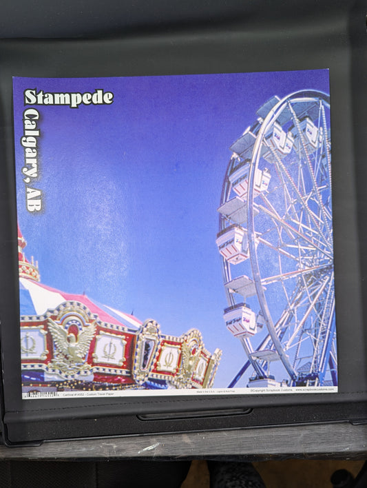 Calgary stampede carnival wheel