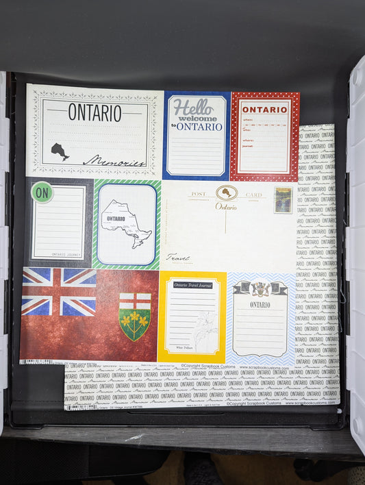 British Columbia DS vintage JOurnal 12x12