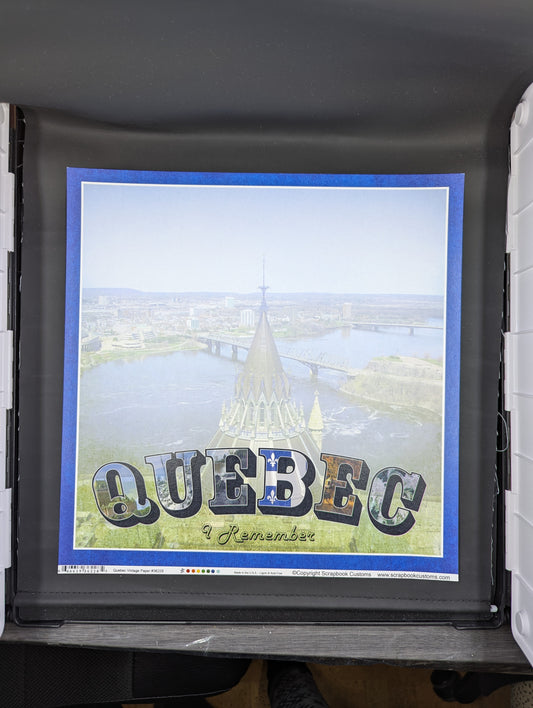 Quebec Vintage paper