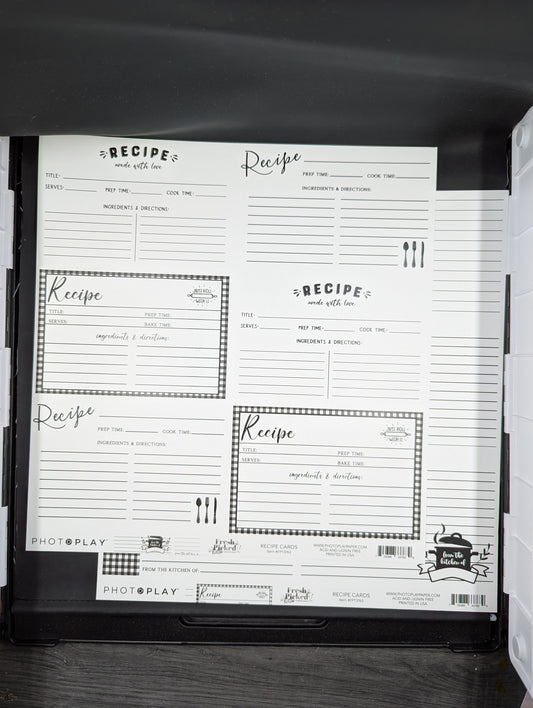 Recipe Cards Fresh baked