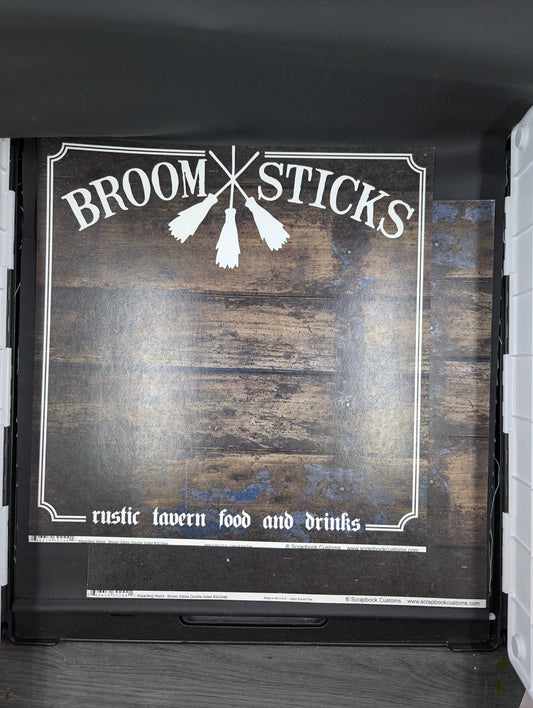 Broomsticks 12x12 Harry Potter