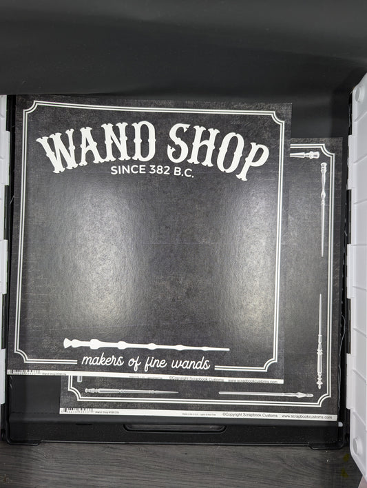 Wand Shop 12x12 Harry Potter