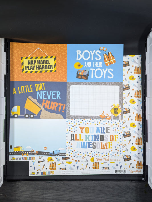 Little builder journaling cards