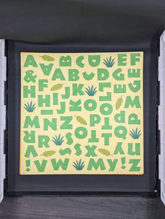 Jungle book cut letters