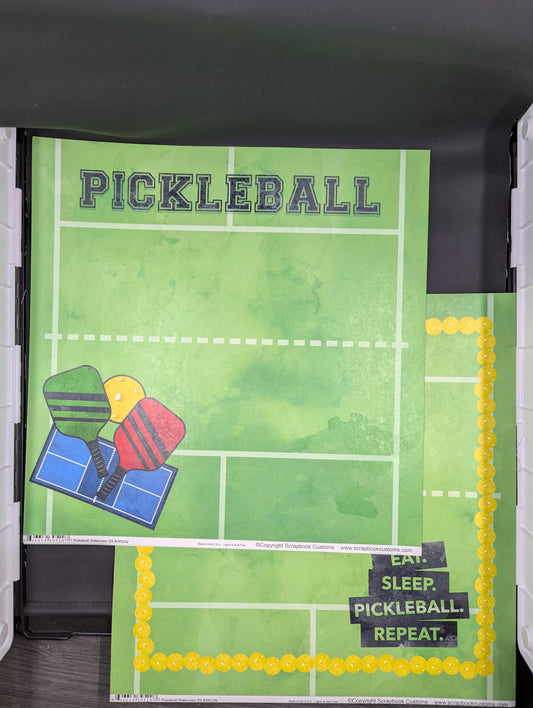 Pickleball watercolor