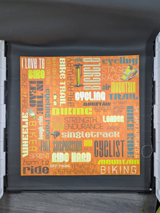 Biking collage