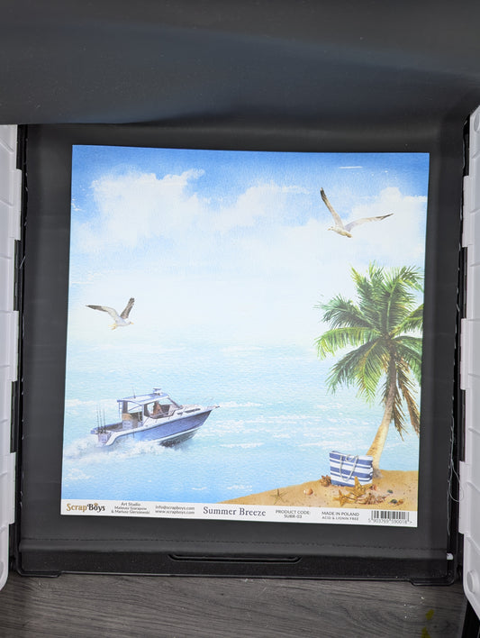 Summer breeze beach boat
