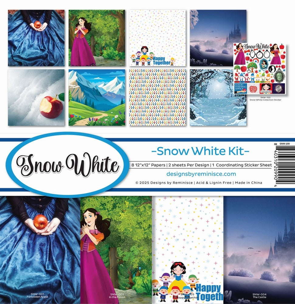 12X12 Collection Kit, Snow White