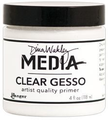 Dina Wakley MEdia Clear Gesso (4oz)