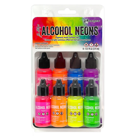 Tim Holtz Alcohol Neons Set (8pc)
