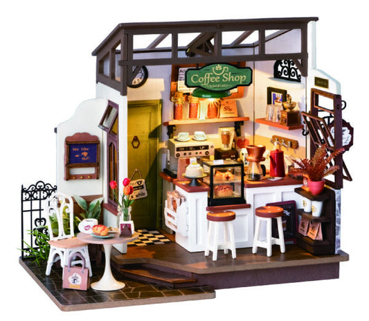 Rolife DIY Miniature House Kit, NO.17 Cafe
