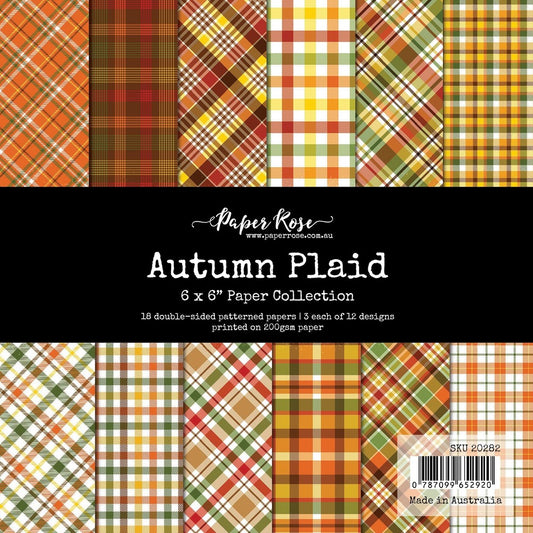 6X6 Paper Collection, Autumn Plaid