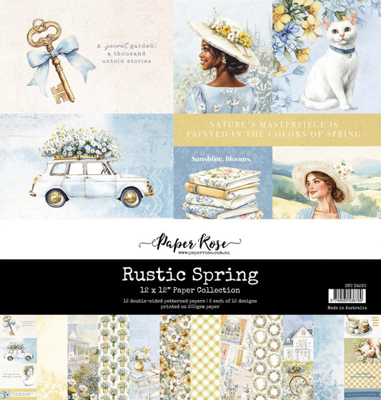 12X12 Paper Collection, Rustic Spring