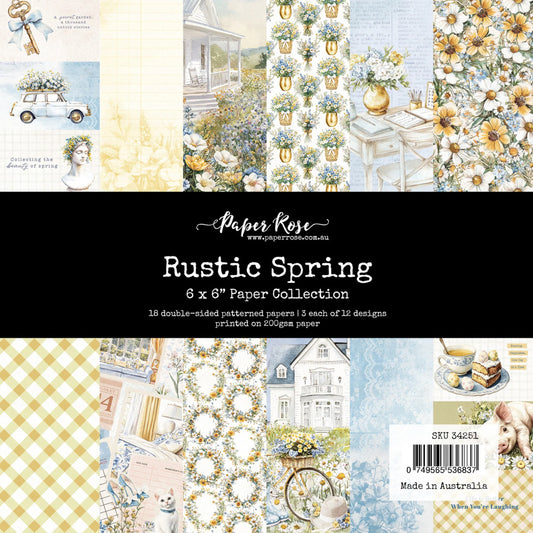 6X6 Paper Collection, Rustic Spring