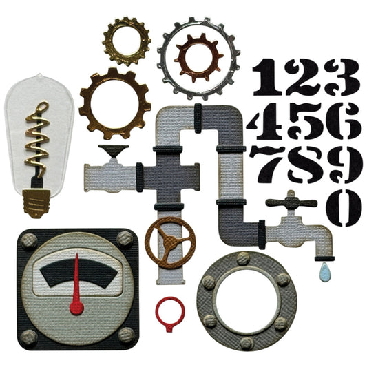 Thinlits Die Set, Vault Industrial (37pk)