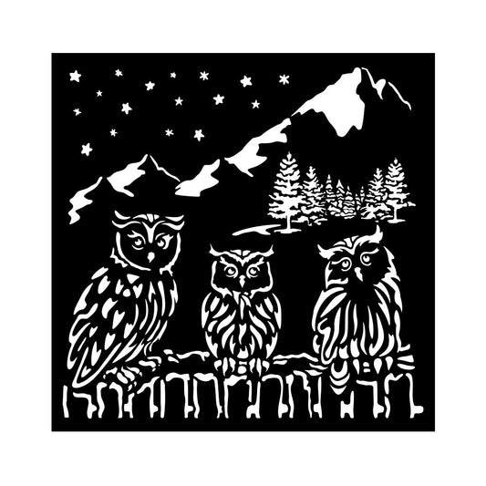 Thick Stencil, The Owl's House - Owls