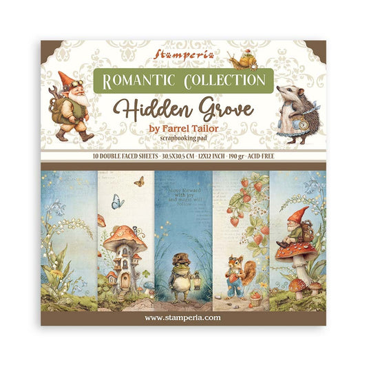 (12"X12") Paper Pad, Hidden Grove