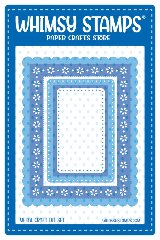 Spring Rectangles Die Set – Whimsy Stamps
