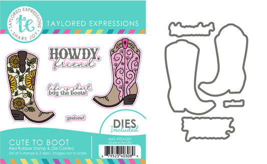 Stamp & Die Combo, Cute to Boot