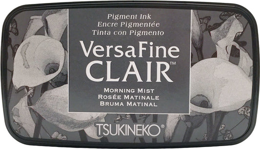 Best ink for fine details in air-tight, ergonimic case. Embossable for several minutes. Water resistance makes it perfect to use with watercolor paints or water-based markers.  Versafine Clair Ink Pad, Morning Mist