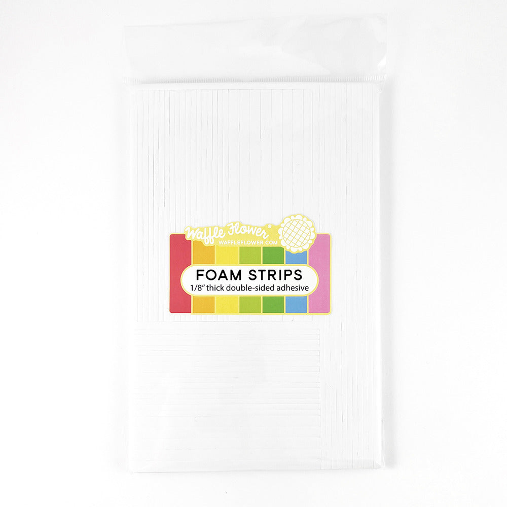 Foam Strips, 1/8" Thick white