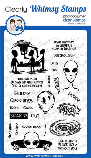 Black Hole Clear Stamps