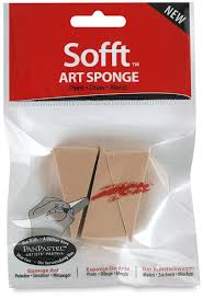 PanPastel Sofft Art Sponges 3/Pkg Wedge