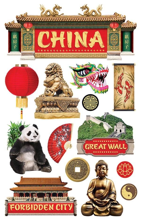 3D sticker China